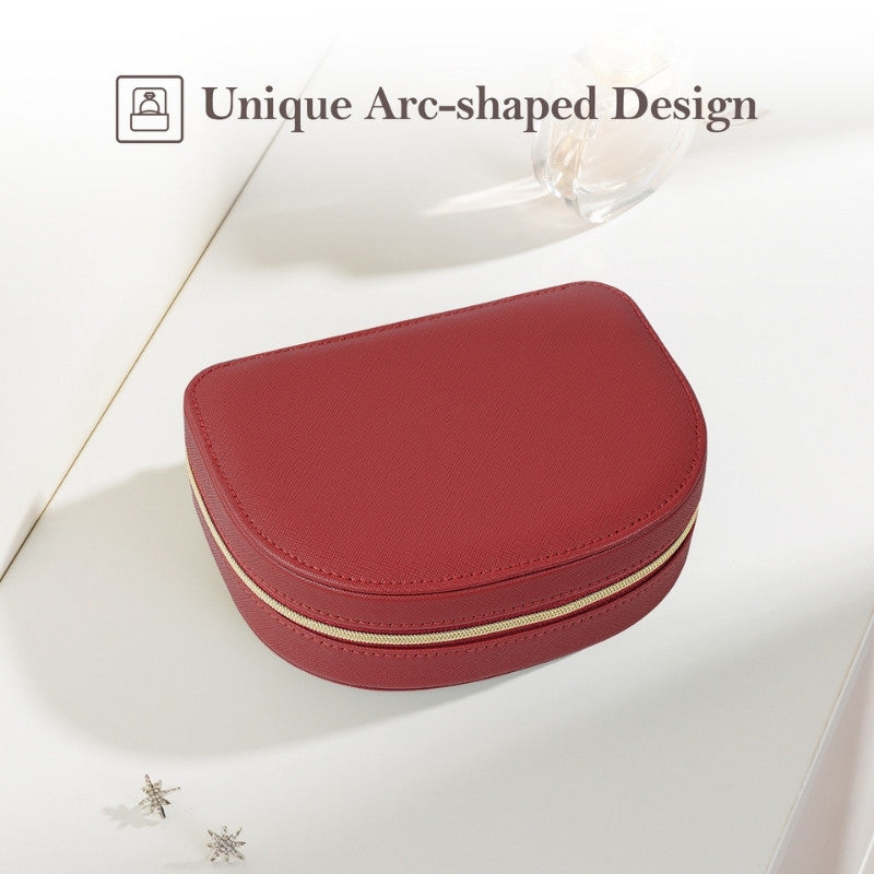 Small Seashell-shaped Travel Jewelry Box