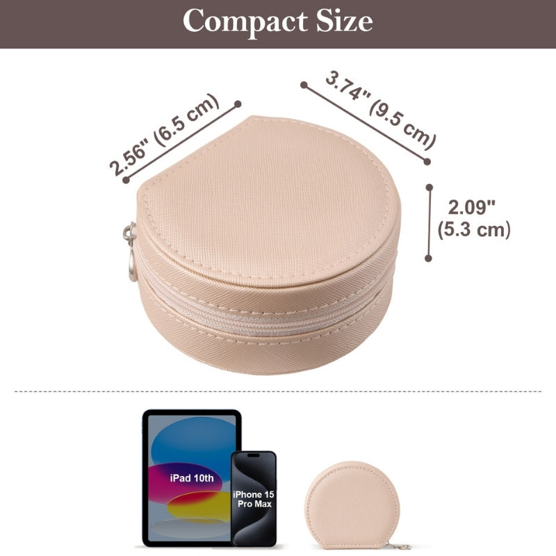 Small Seashell-shaped Travel Jewelry Box