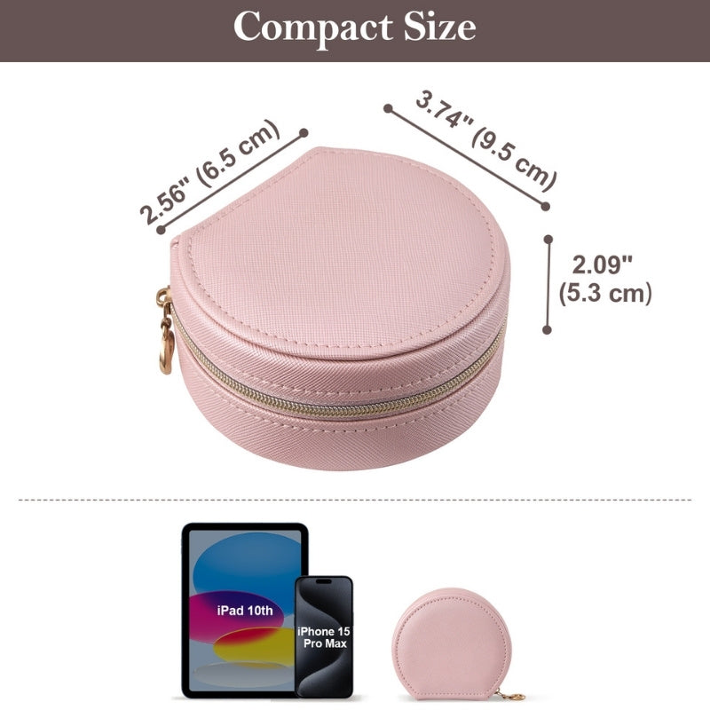 Small Seashell-shaped Travel Jewelry Box