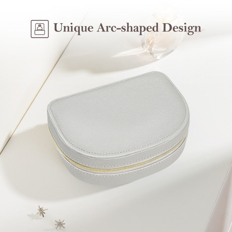 Small Seashell-shaped Travel Jewelry Box