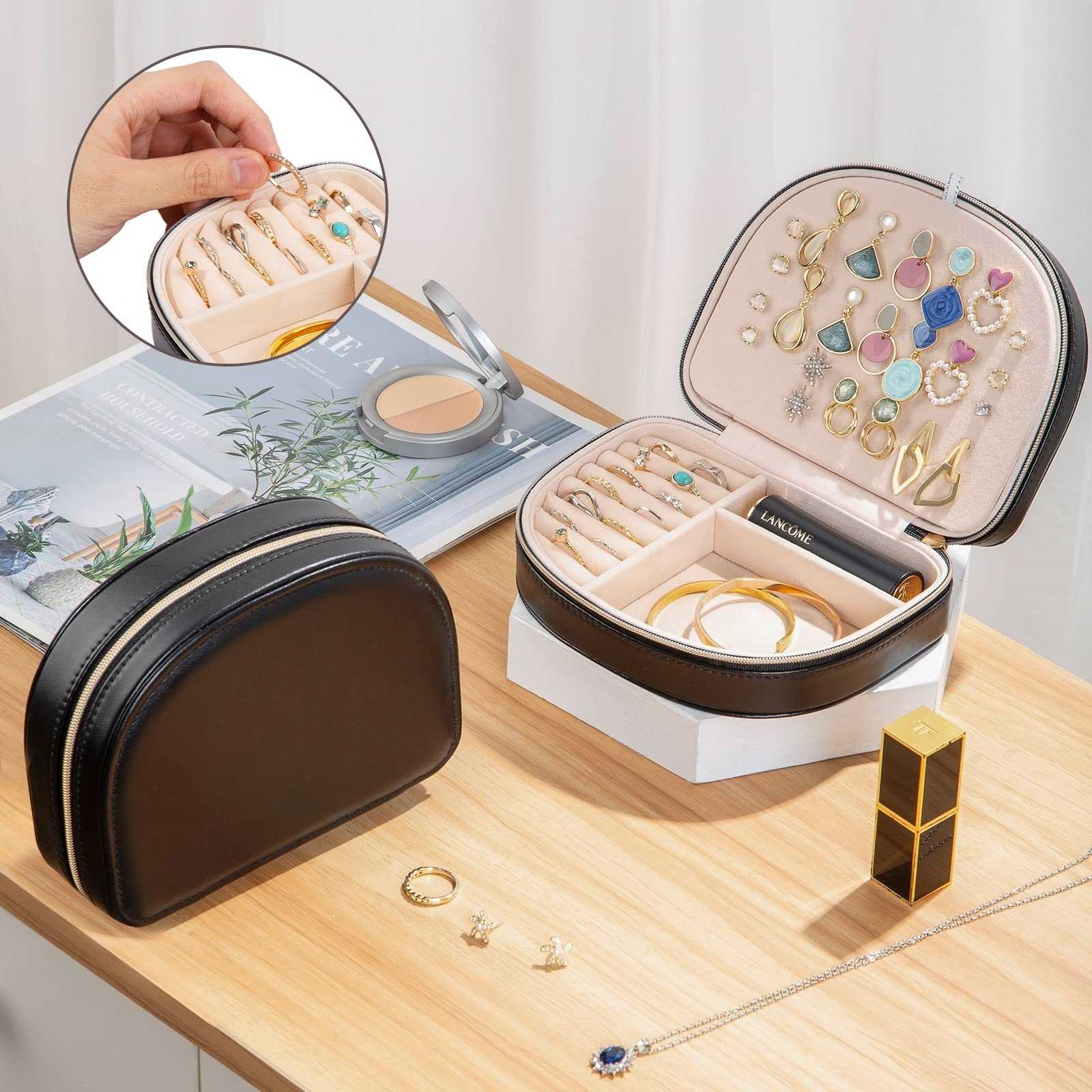 Small Travel Jewelry Box