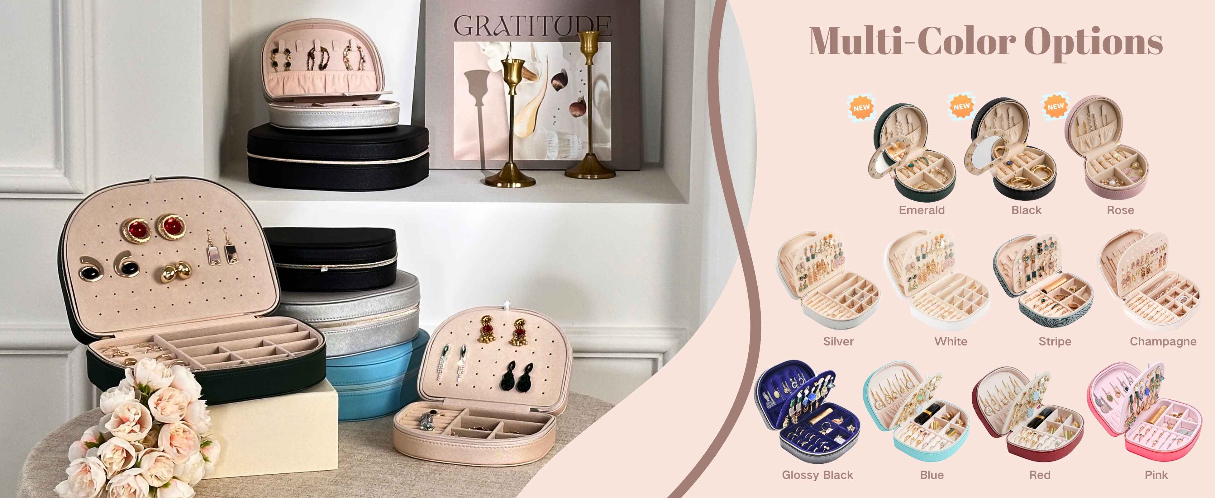 Small Travel Jewelry Box