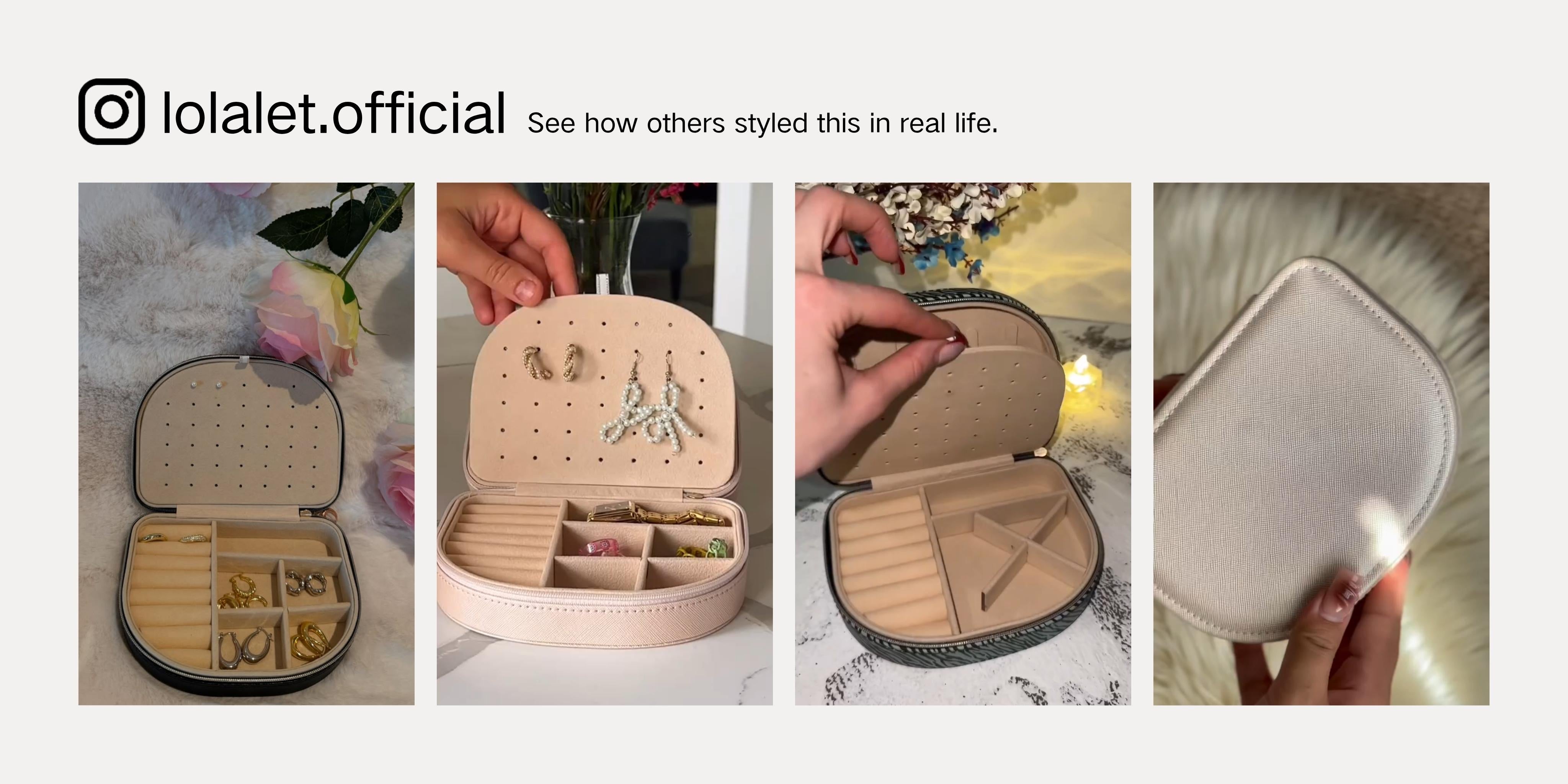 Small Travel Jewelry Box