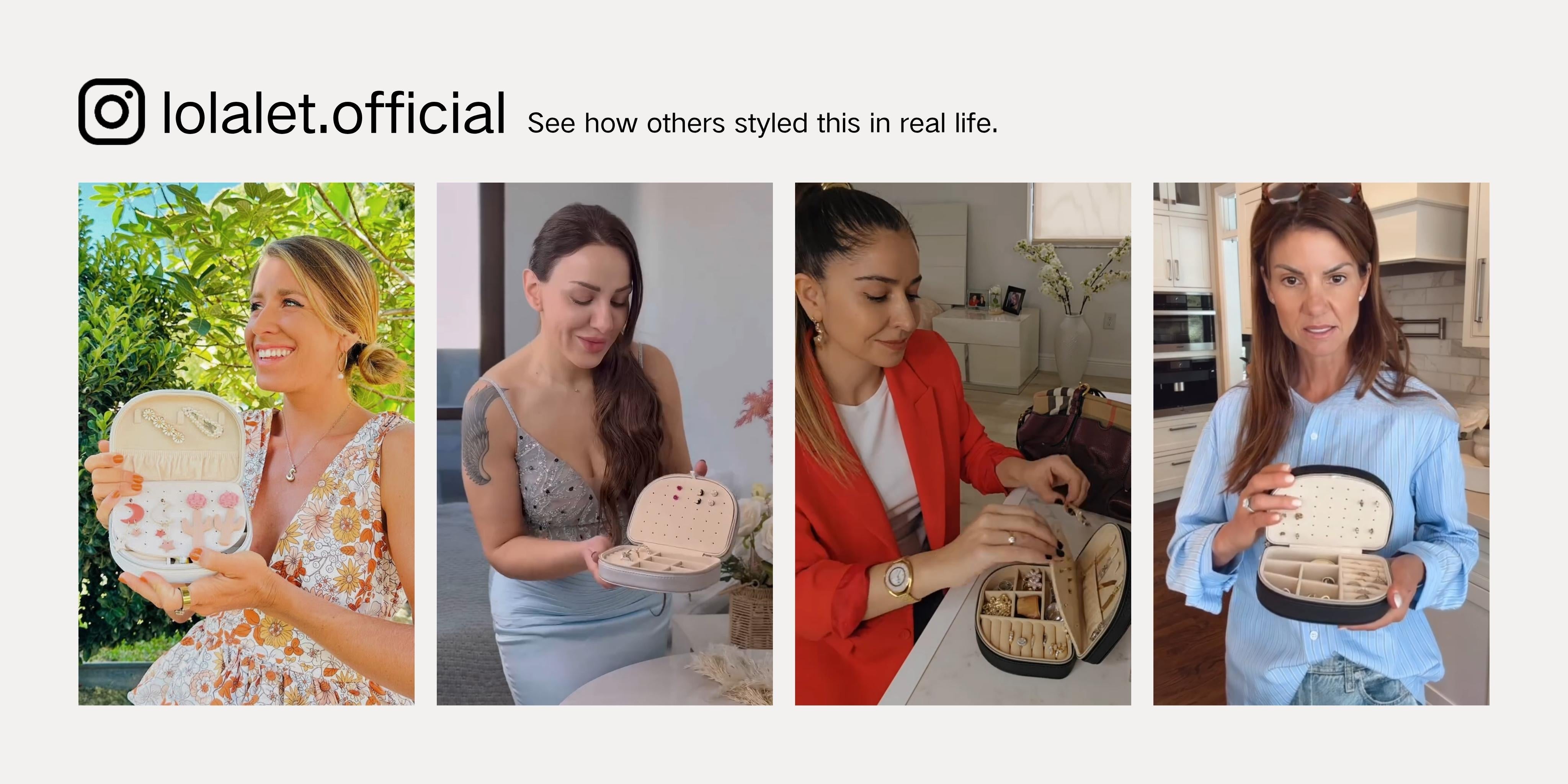 Small Travel Jewelry Box