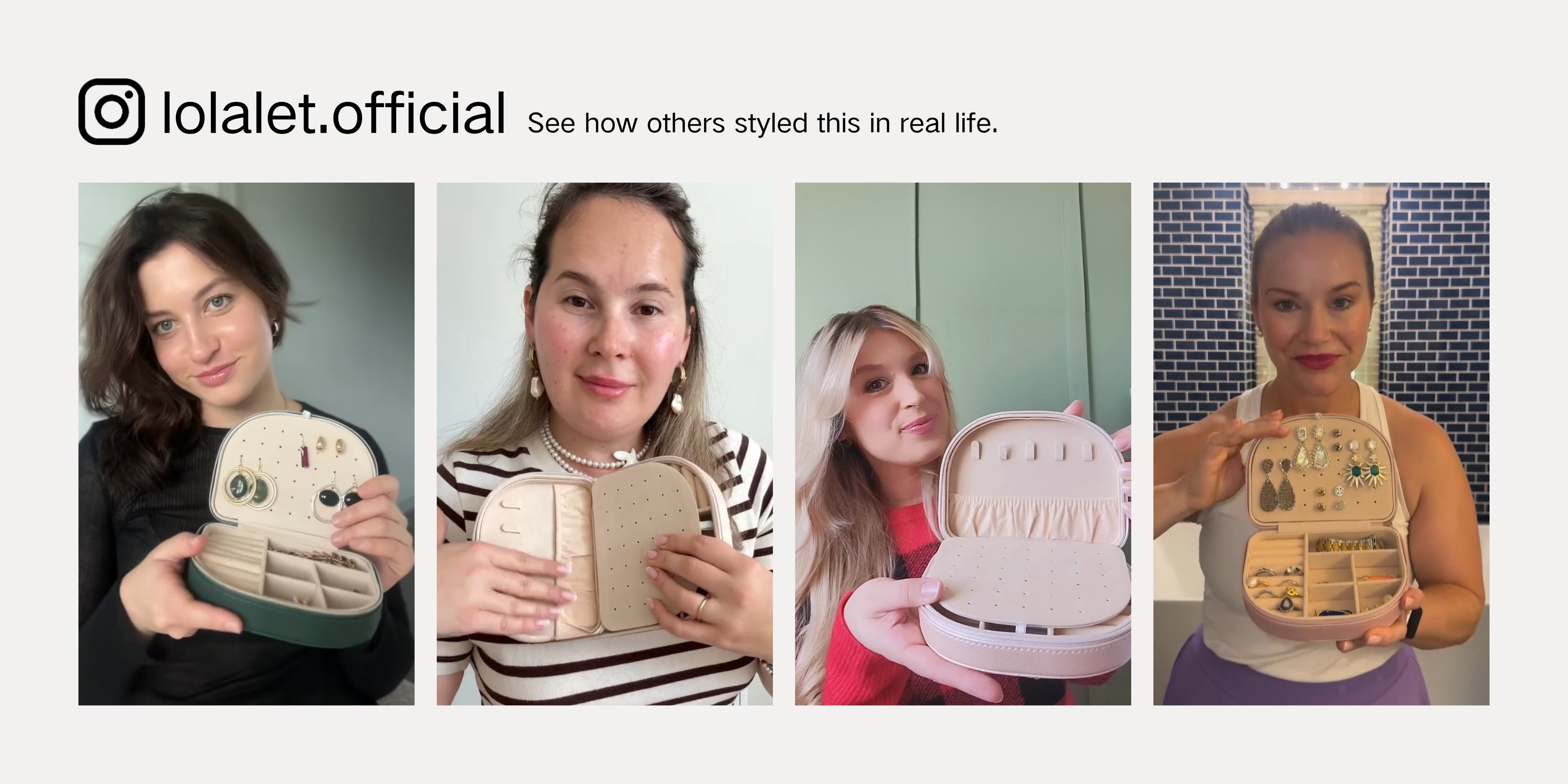 Small Travel Jewelry Box