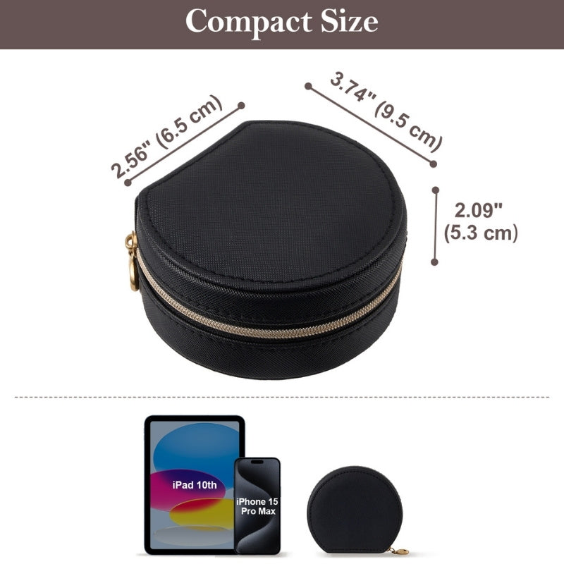Small Seashell-shaped Travel Jewelry Box