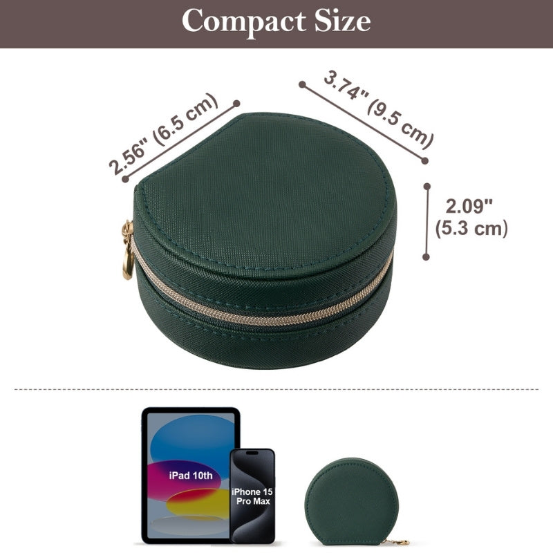 Small Seashell-shaped Travel Jewelry Box