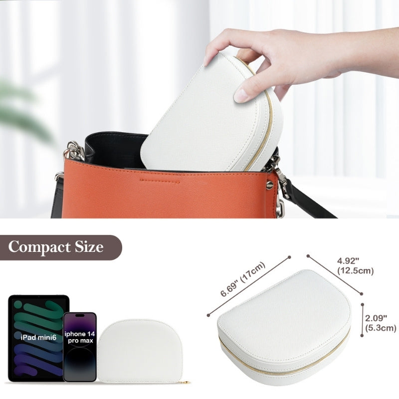 Small Seashell-shaped Travel Jewelry Box