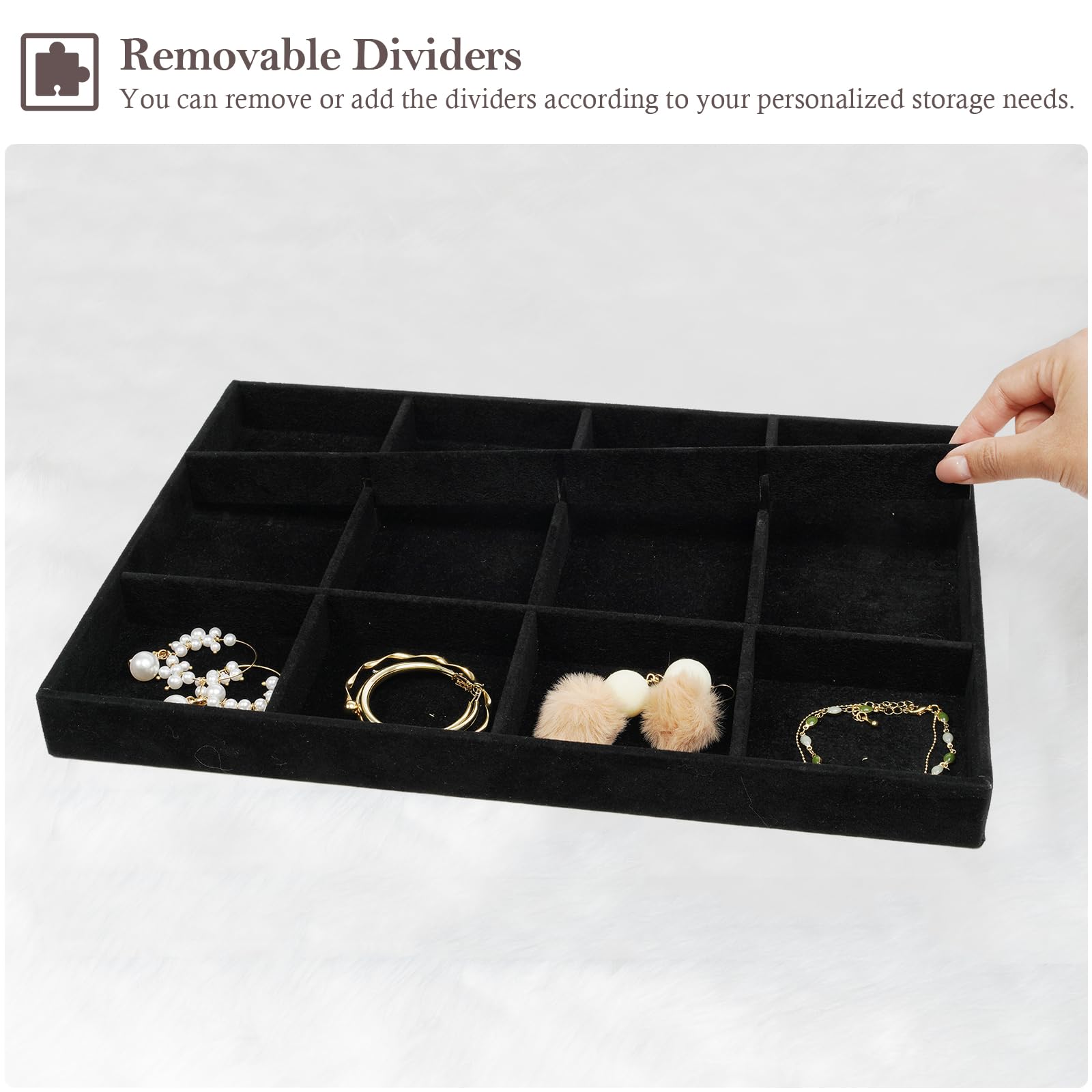 Jewelry trays stackable
