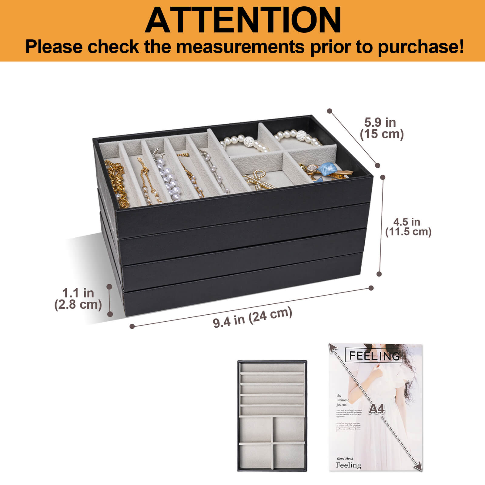 jewelry tray for drawer