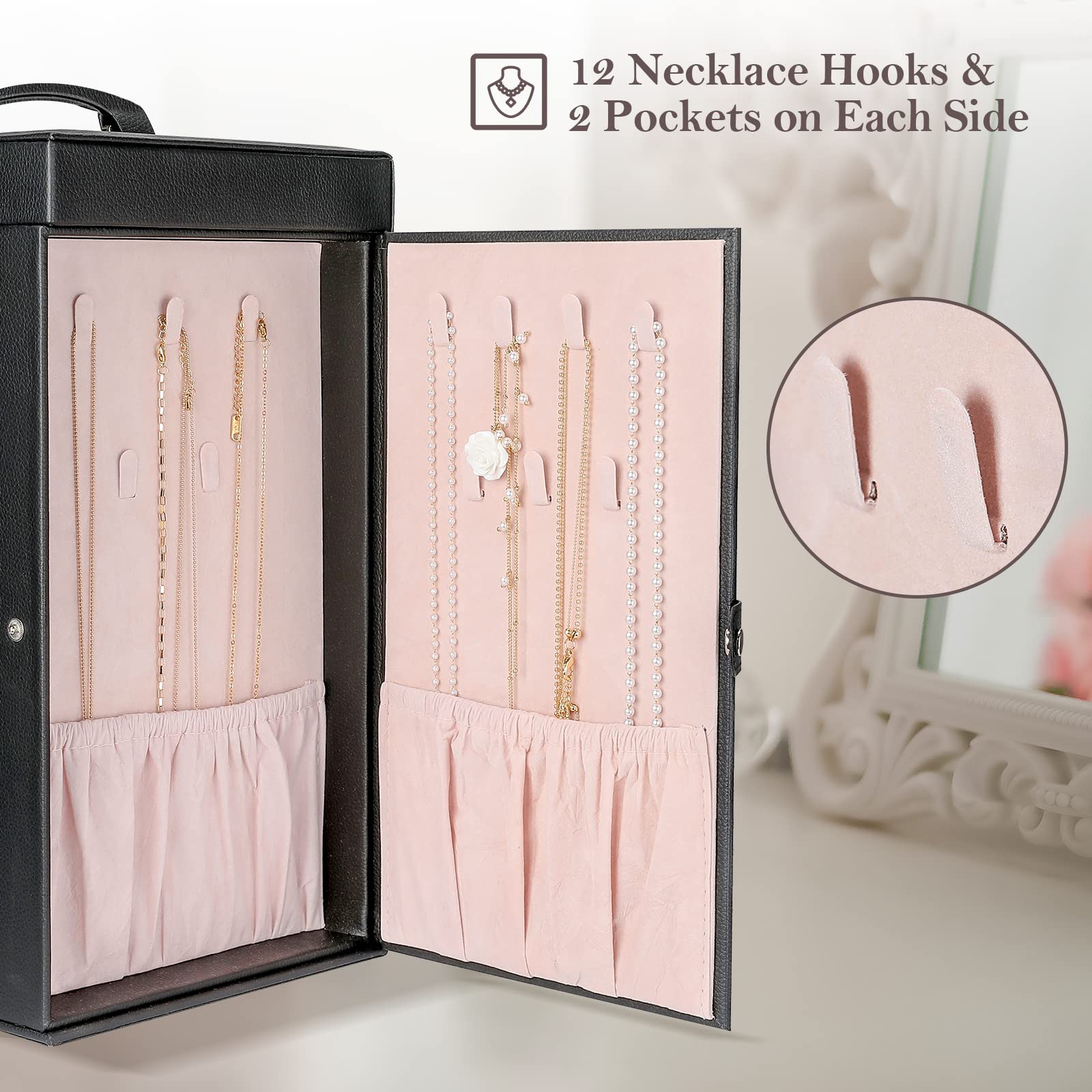 6 Layers Large Jewelry Organizer Box