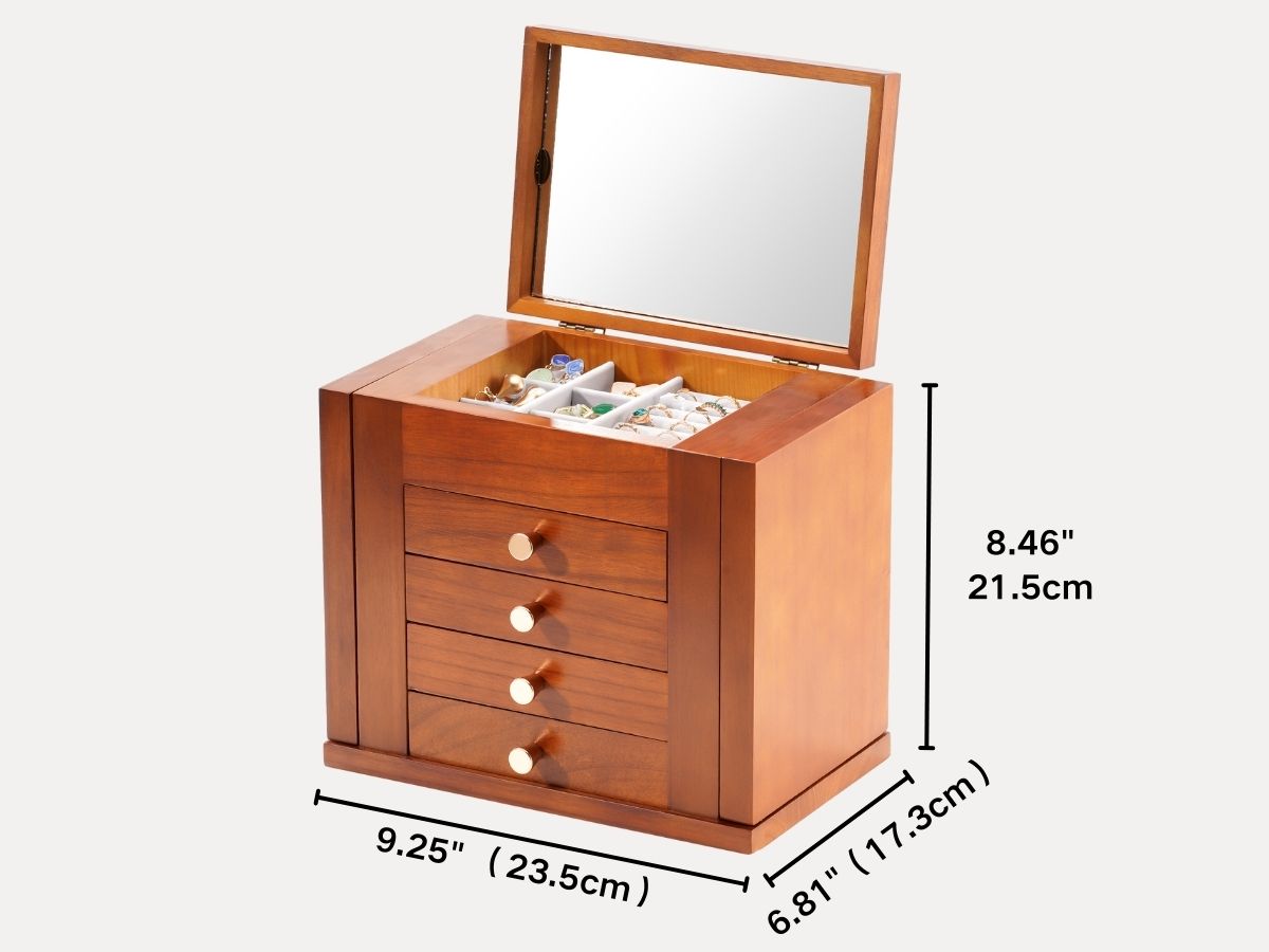 Large Wooden Jewelry Box