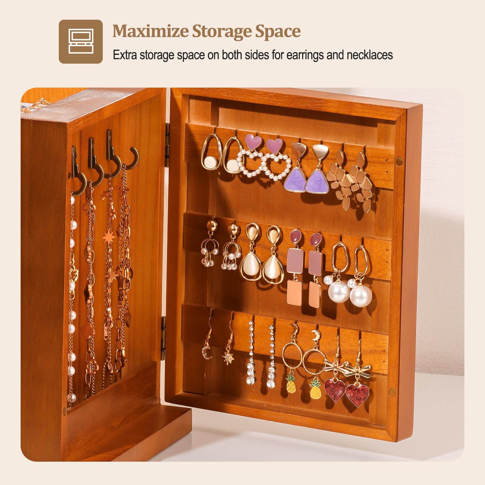 Large Wooden Jewelry Box