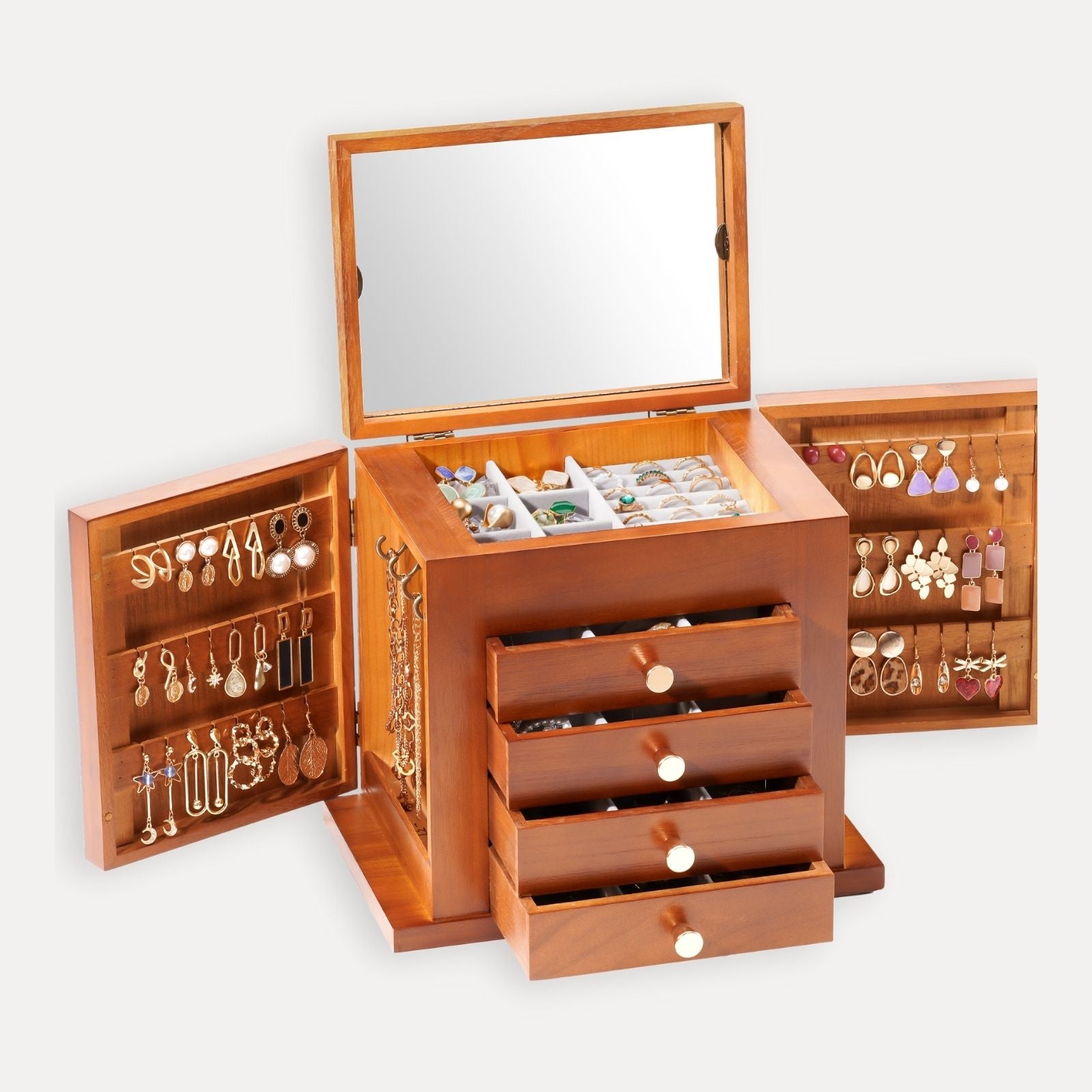 Large Wooden Jewelry Box
