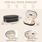 small travel jewelry box beige