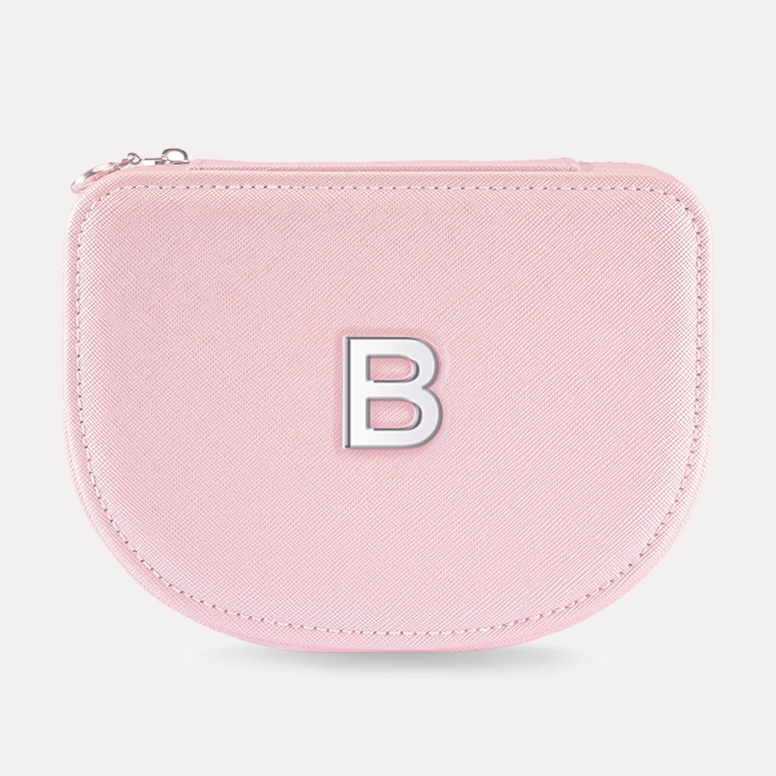 Personalized Travel Jewelry Case with Initial