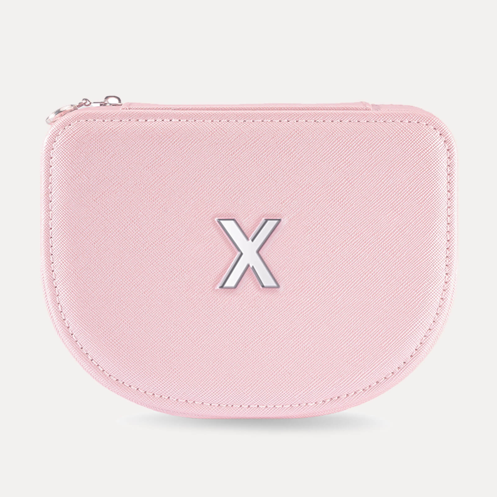 Personalized Travel Jewelry Case with Initial