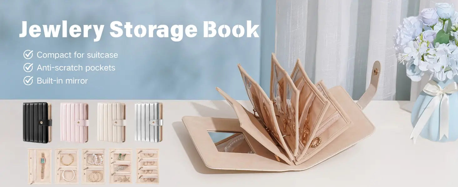 Travel Jewlery Storage Book