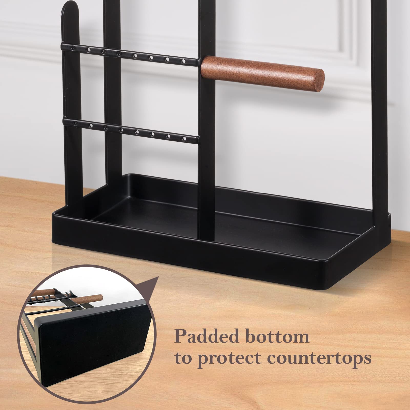 Jewelry Organizer Stand with Ring Tray