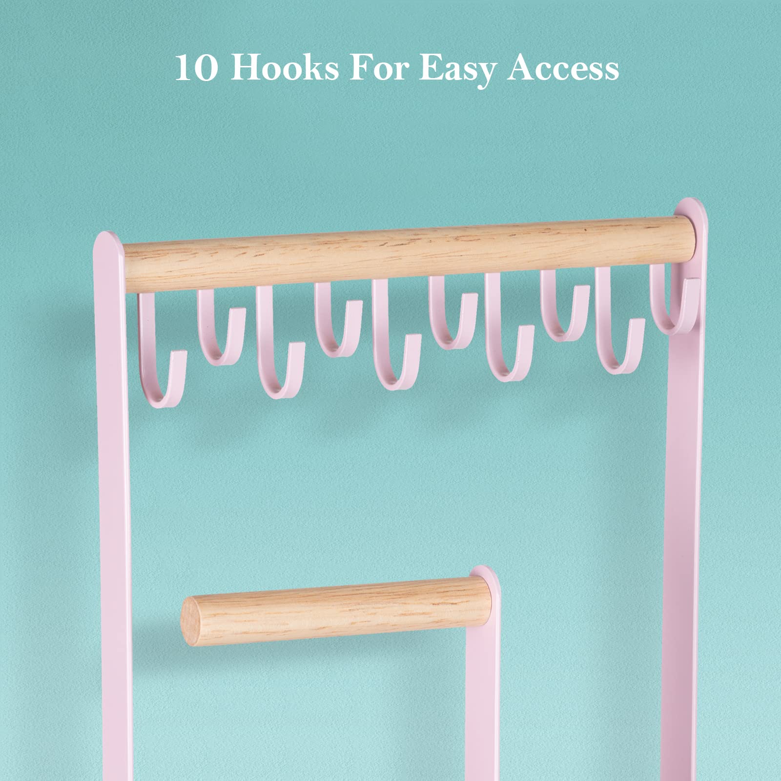 Jewelry Organizer Stand with Ring Tray