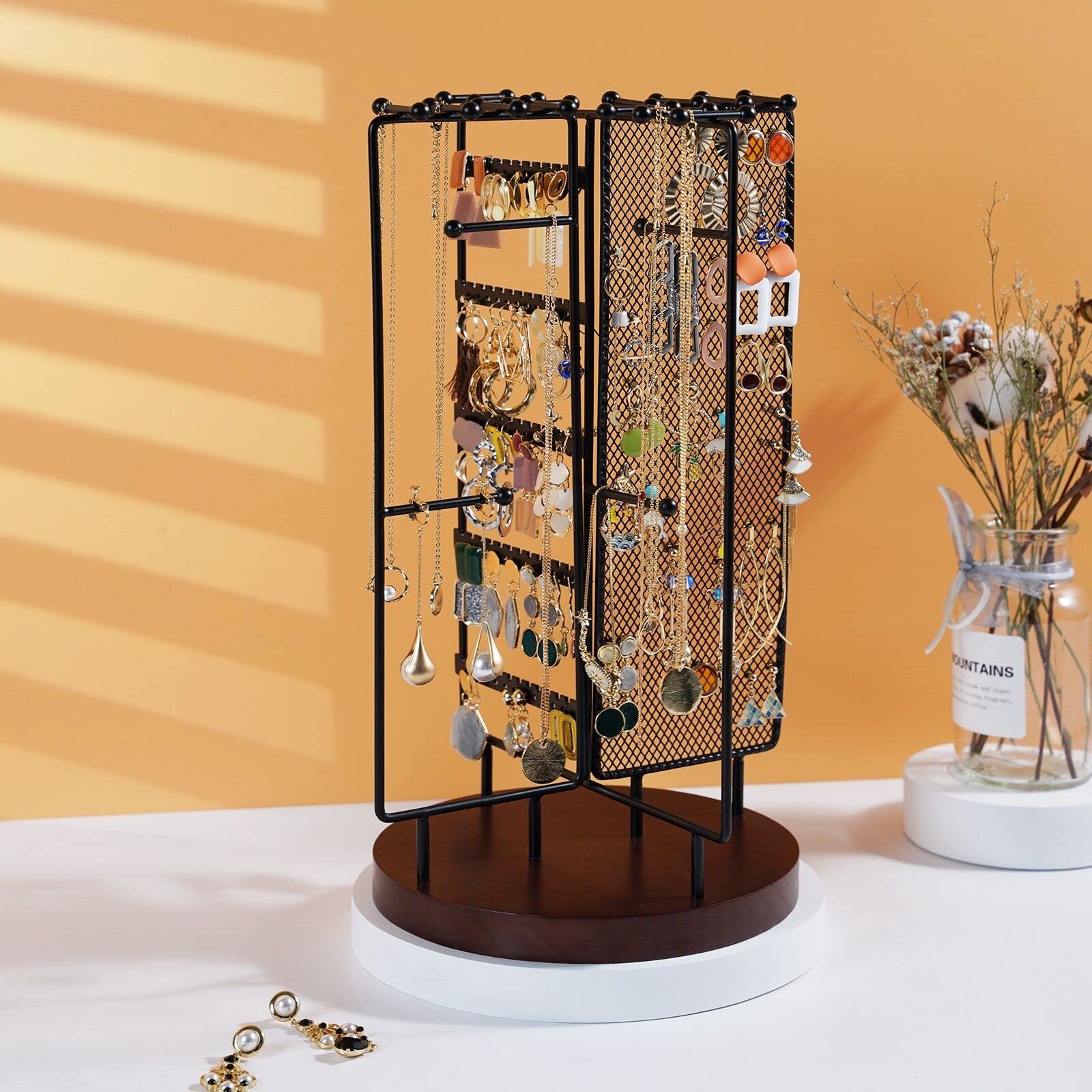 360 Degree Rotating Jewelry Stand