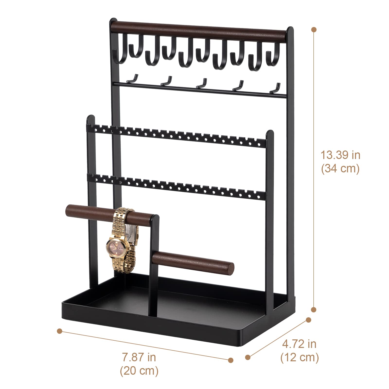 Jewelry Organizer Stand Necklace Organizer 6 Tiers