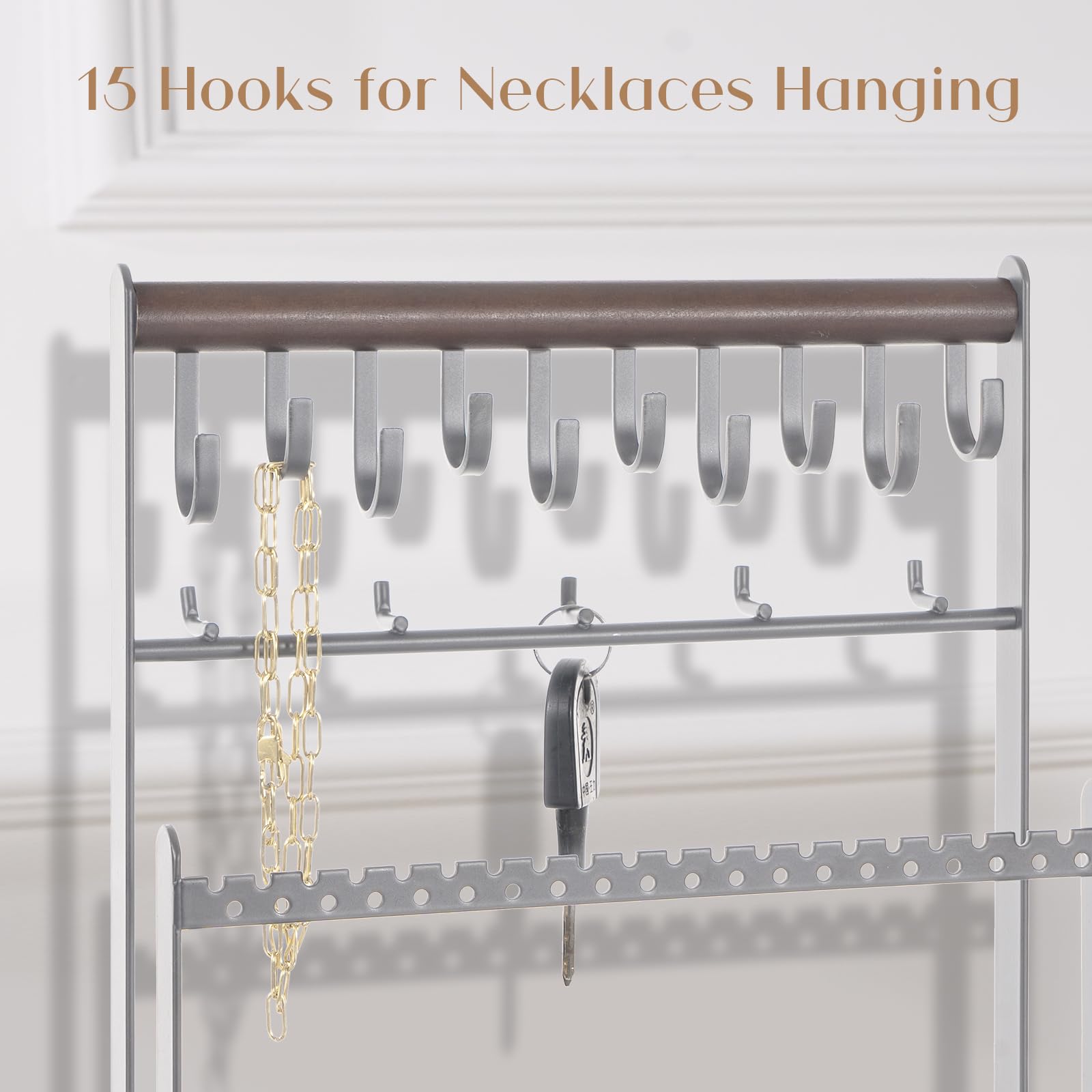 Jewelry Organizer Stand Necklace Organizer 6 Tiers