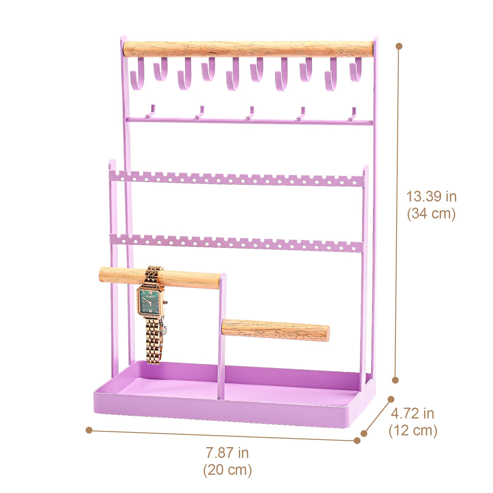 Jewelry Organizer Stand Necklace Organizer 6 Tiers