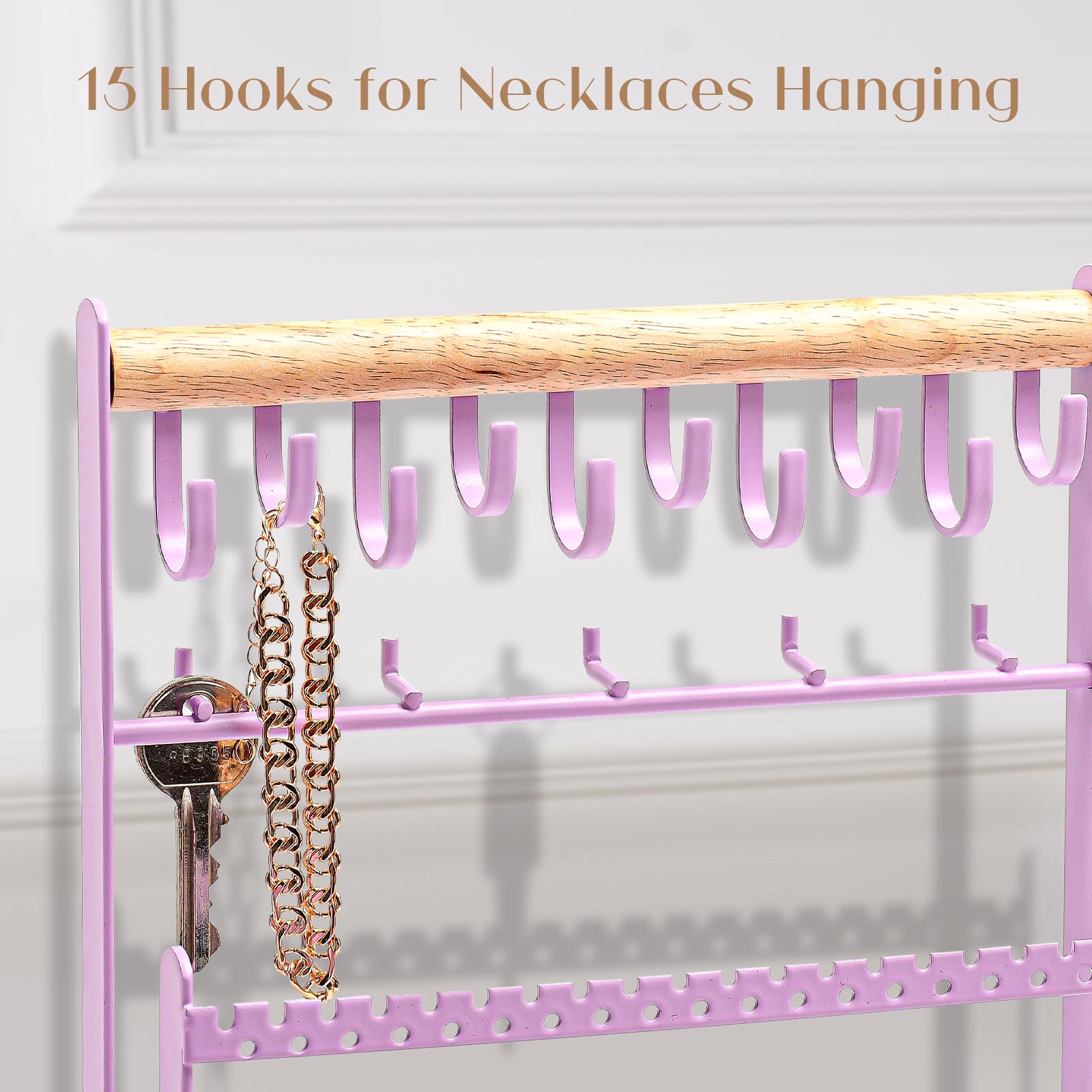 Jewelry Organizer Stand Necklace Organizer 6 Tiers