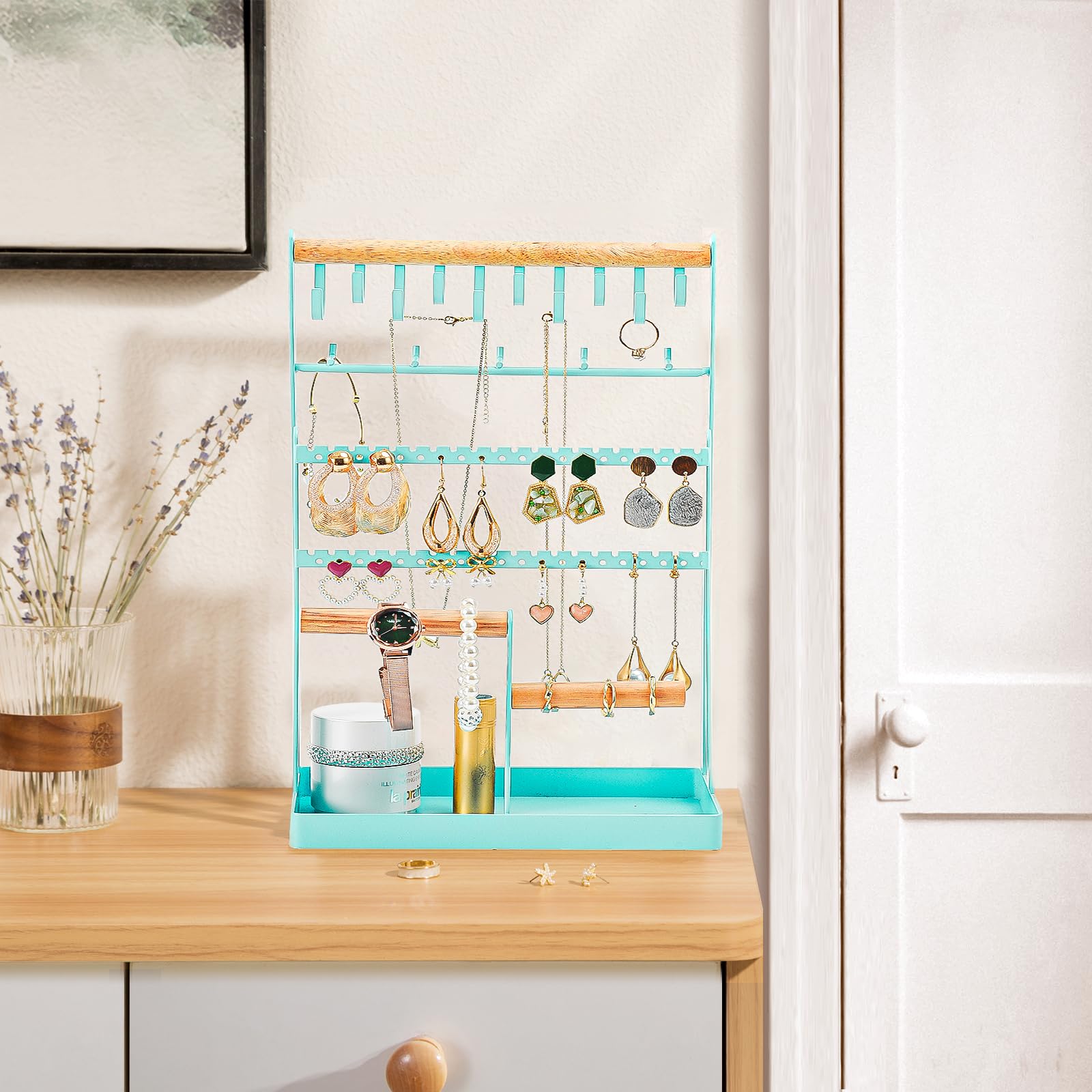 Jewelry Organizer Stand Necklace Organizer 6 Tiers