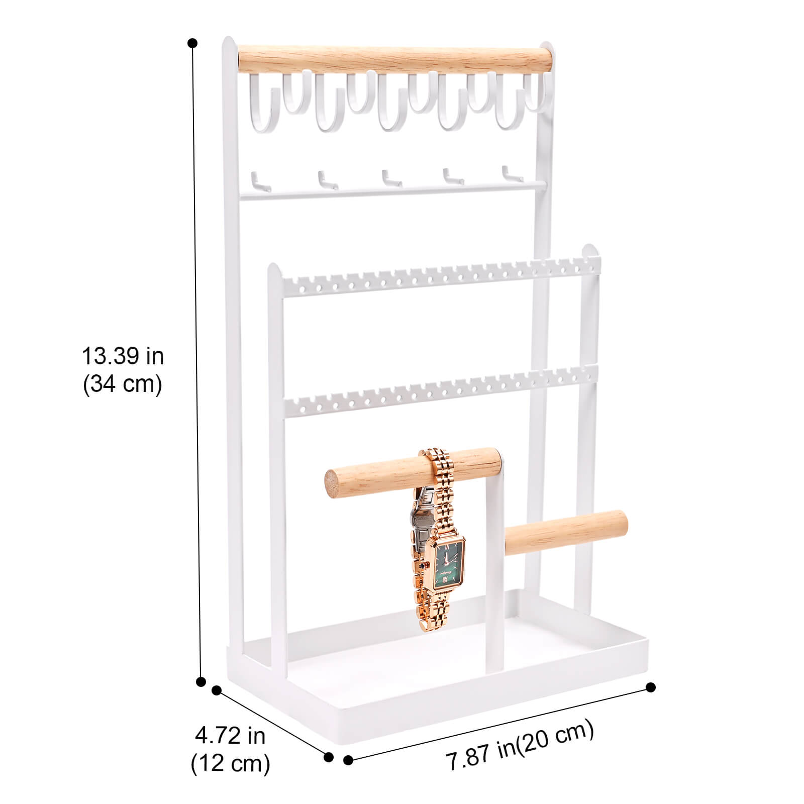 Jewelry Organizer Stand with Tray