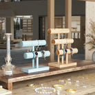 T-bar Wooden Bracelet Stand for Retail