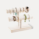 T-bar Wooden Bracelet Stand for Retail