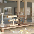 T-bar Wooden Bracelet Stand for Retail