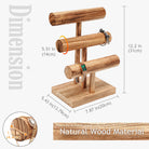 T-bar Wooden Bracelet Stand for Retail