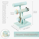 T-bar Wooden Bracelet Stand for Retail