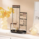 Jewelry Stand with Velvet Ring Tray