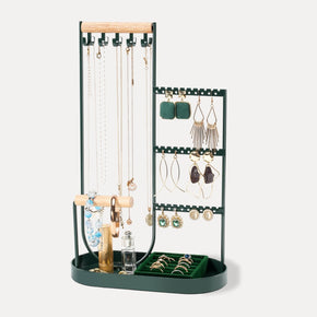 jewelry stand with tray white