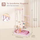 Jewelry Stand with Velvet Ring Tray