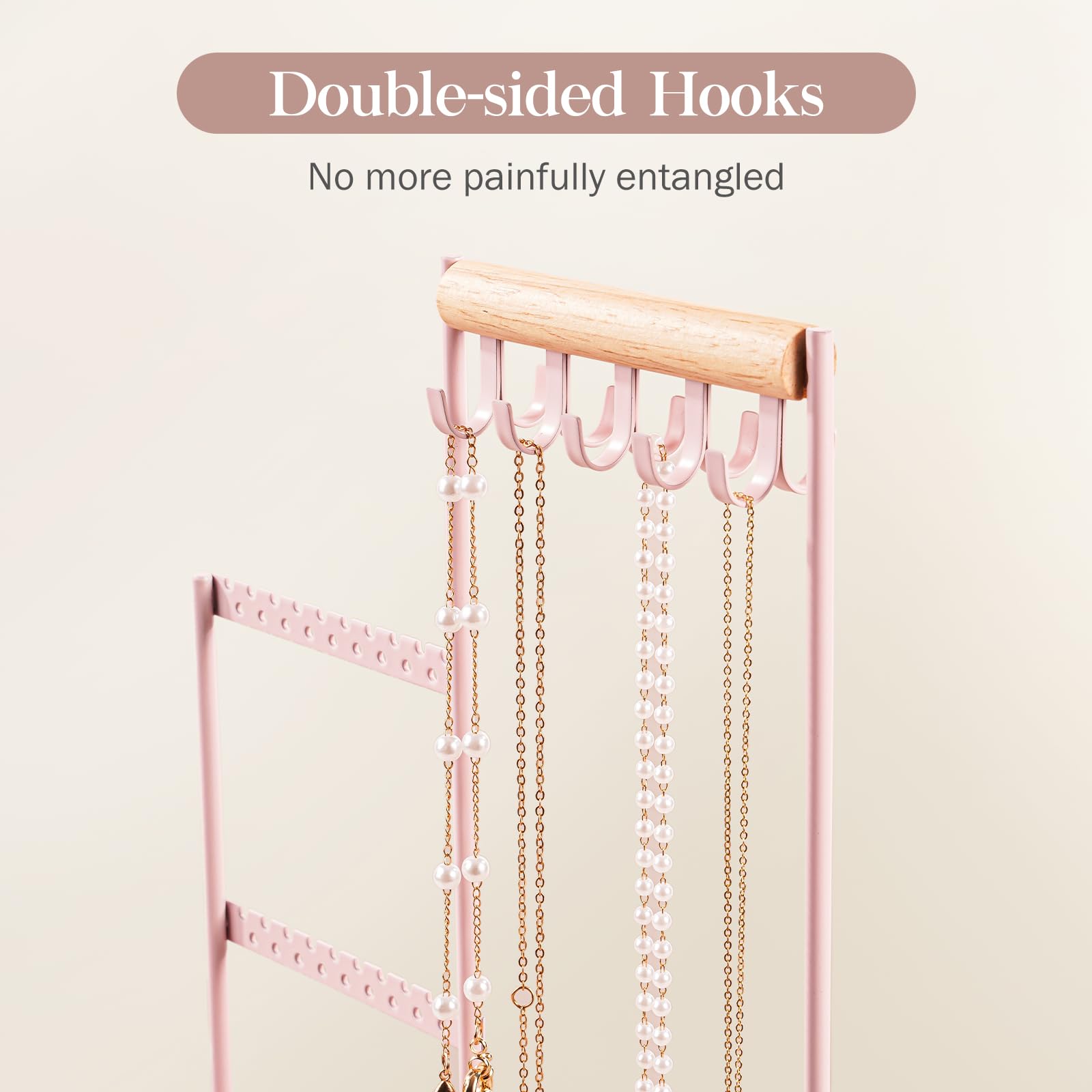 Jewelry Stand with Velvet Ring Tray