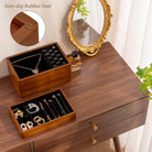 Bamboo Stackable Jewelry Organizer Tray
