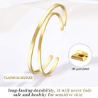 Thin Open Cuff Bracelet