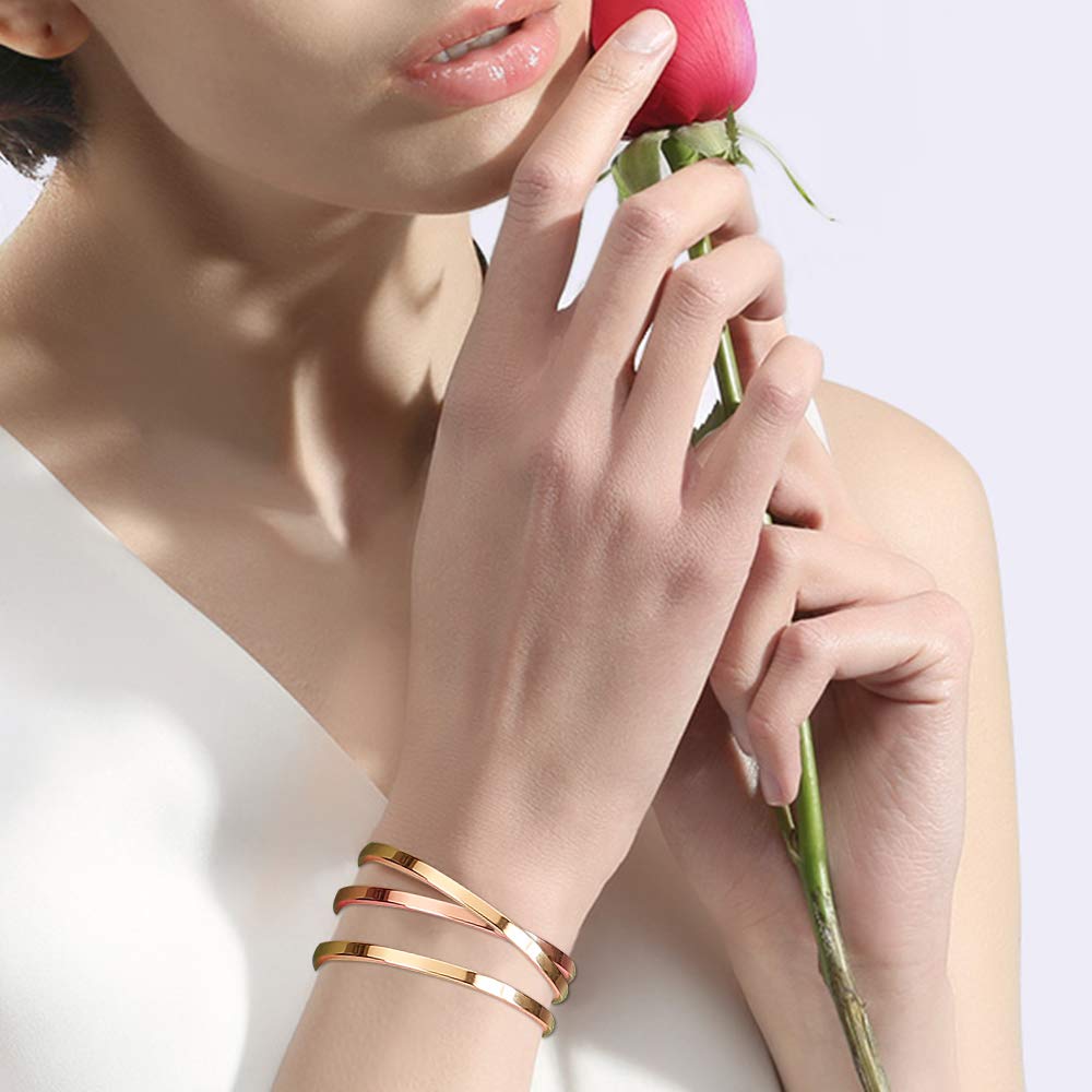 Thin Open Cuff Bracelet