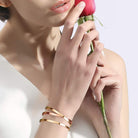Thin Open Cuff Bracelet