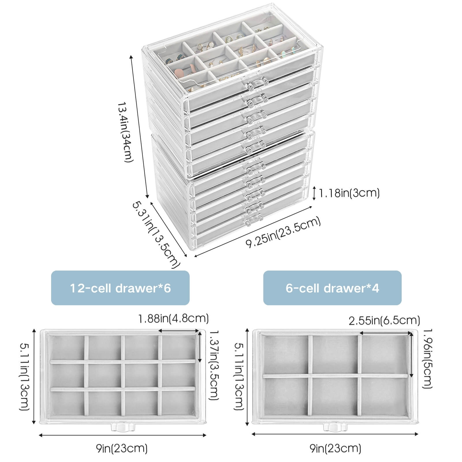 Acrylic Jewelry Organizer