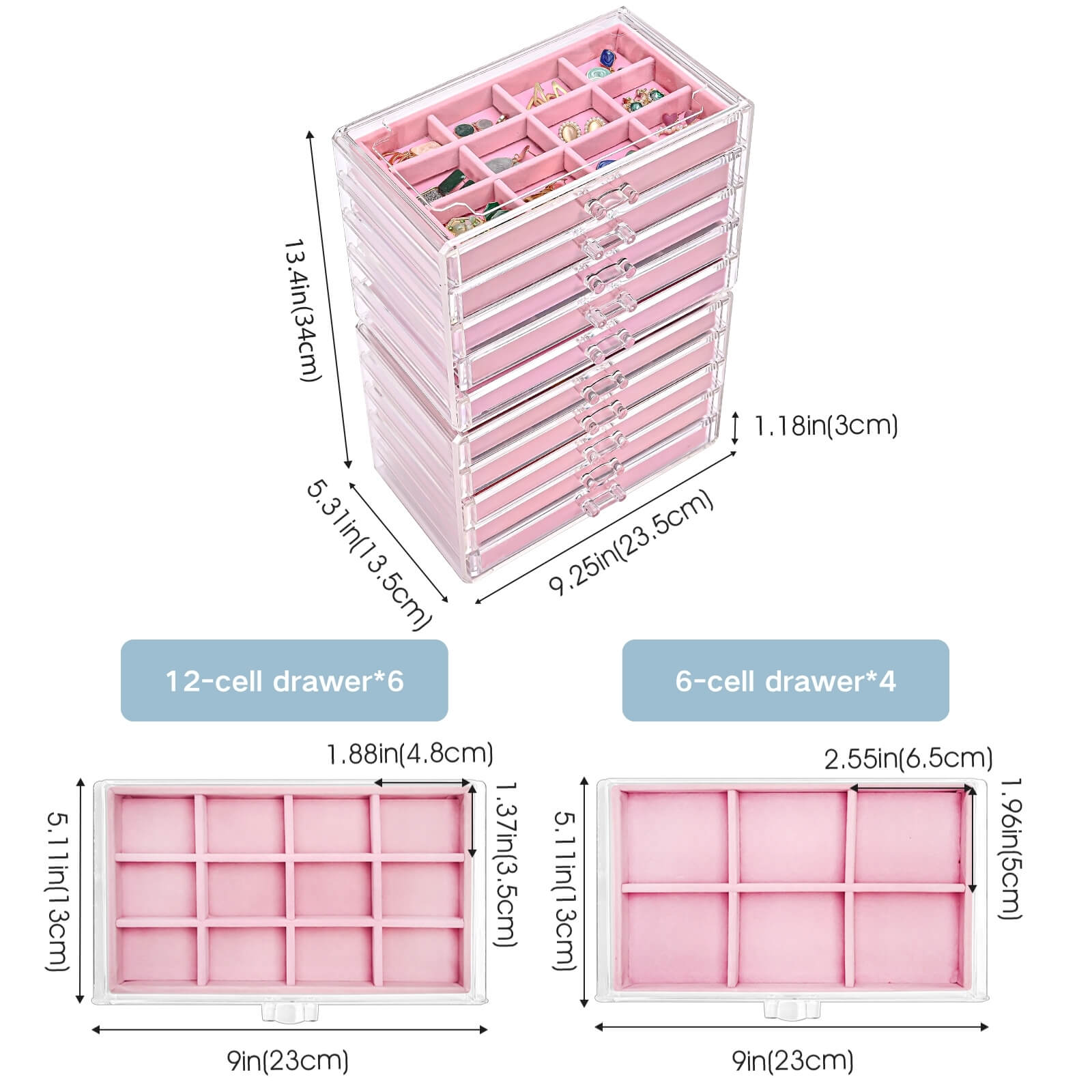 Acrylic Jewelry Organizer