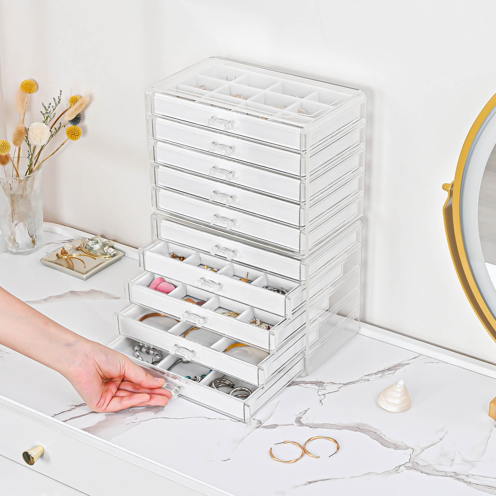 Acrylic Jewelry Organizer