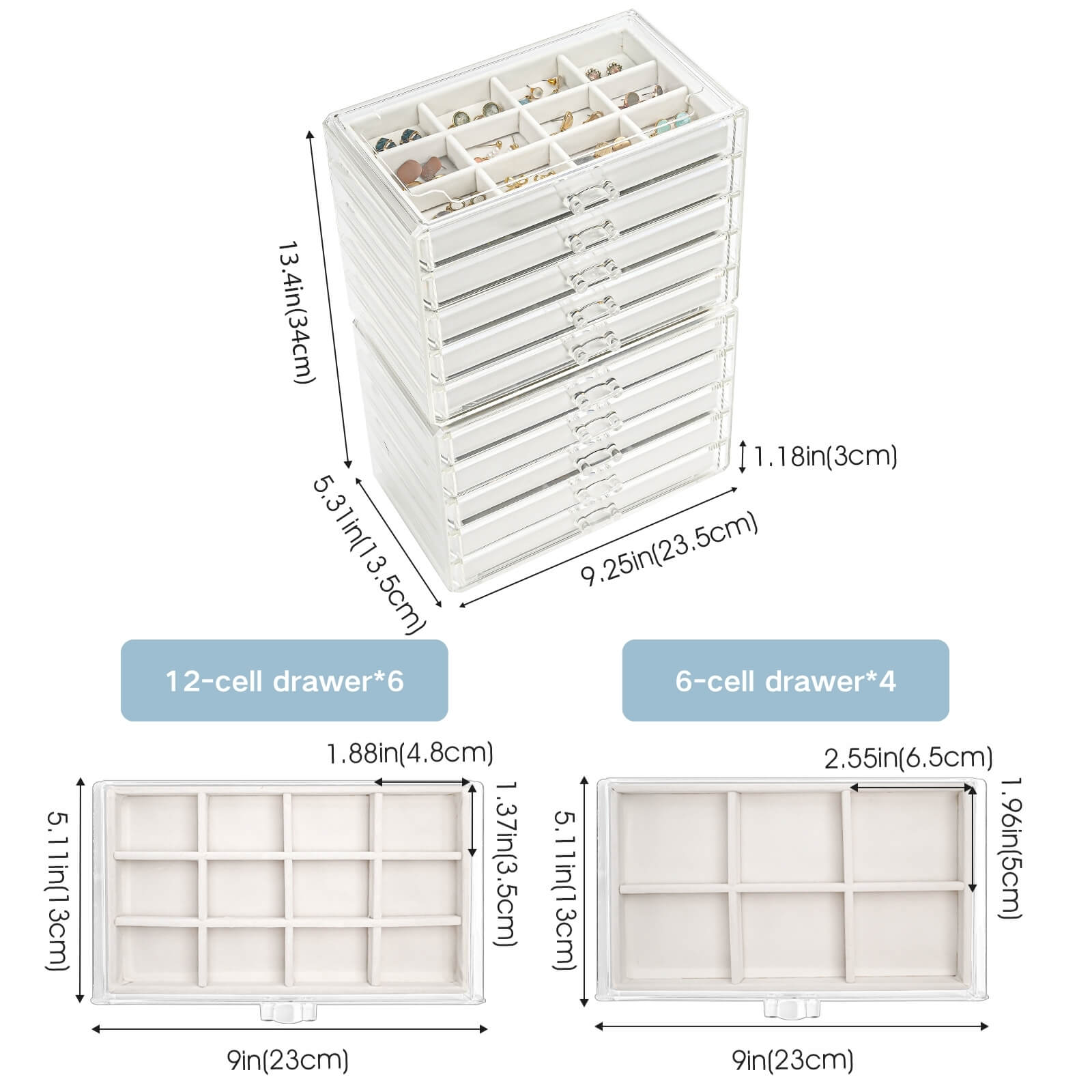 Acrylic Jewelry Organizer