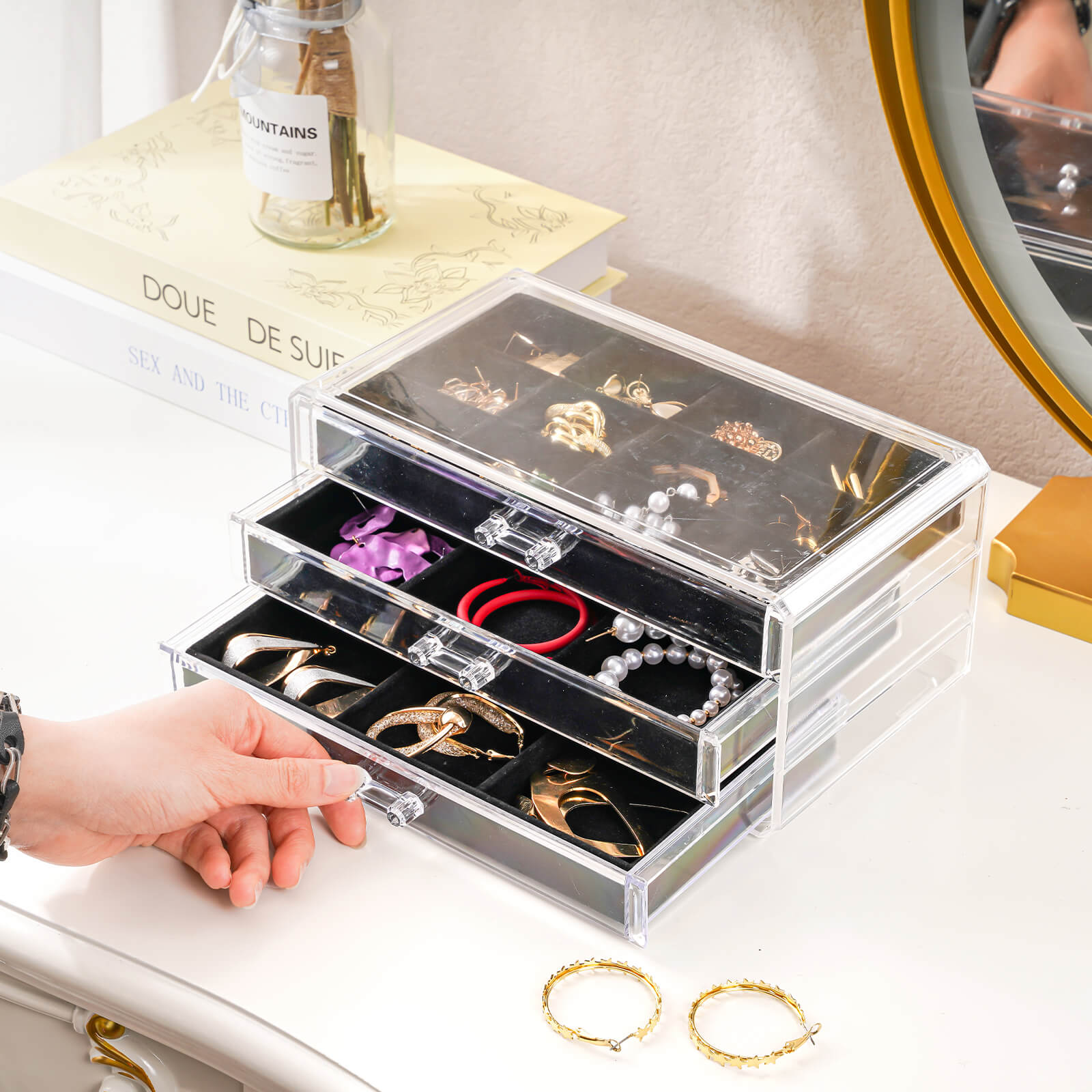 Acrylic Jewelry Organizer
