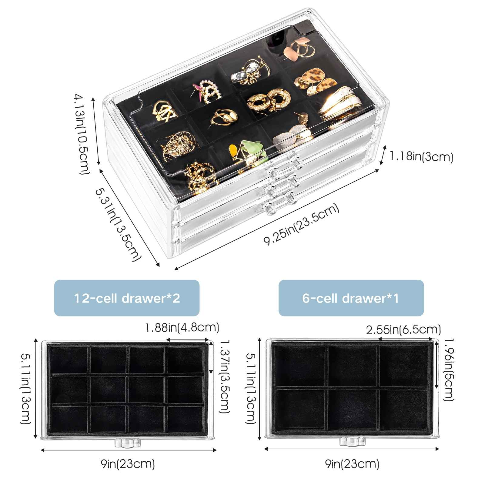 Acrylic Jewelry Organizer